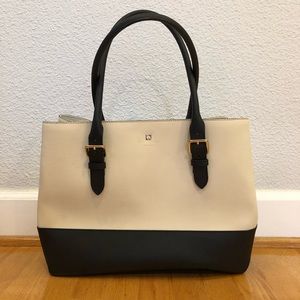 Kate Spade Black & Creme Tote (Large)